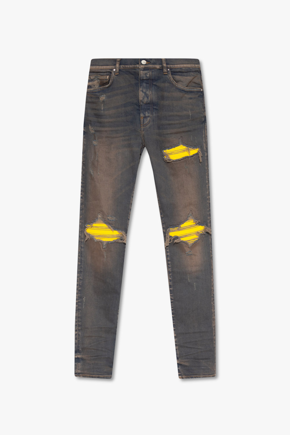 Grey Distressed jeans Amiri - SchaferandweinerShops Japan